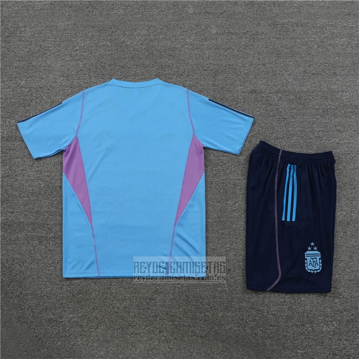 Chandal del Argentina Manga Corta 2023-2024 Azul Oscuro - Pantalon Corto